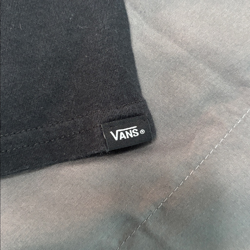 Vans Black Long Sleeve Glow In The Dark. Black Logo Short Sleeve& Vans Crew 🧦 - Picture 9 of 13